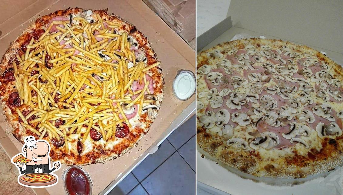 Prenez différents genres de pizzas