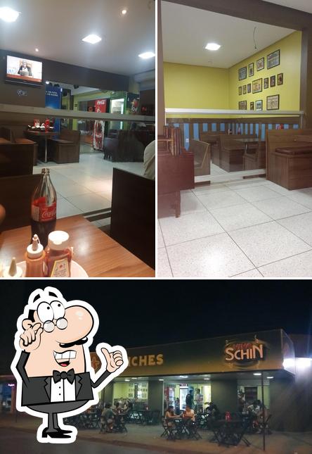 O interior do Bigs Lanches