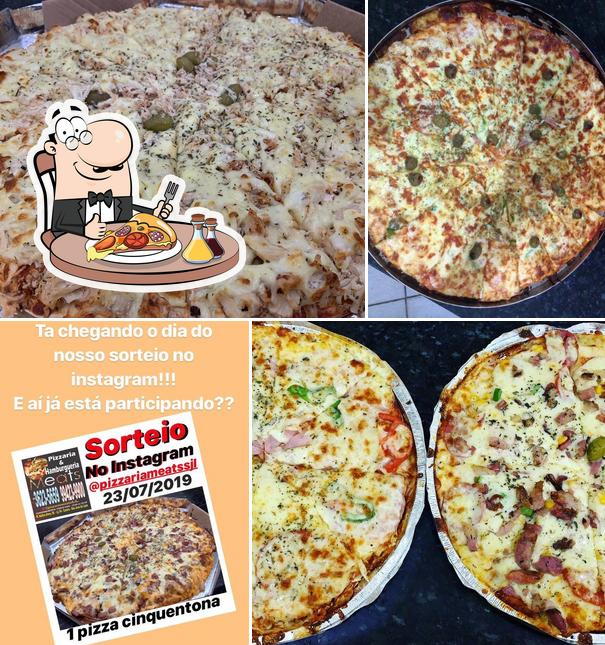 Escolha diferentes tipos de pizza