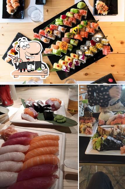 Scegli le varie opzioni di sushi