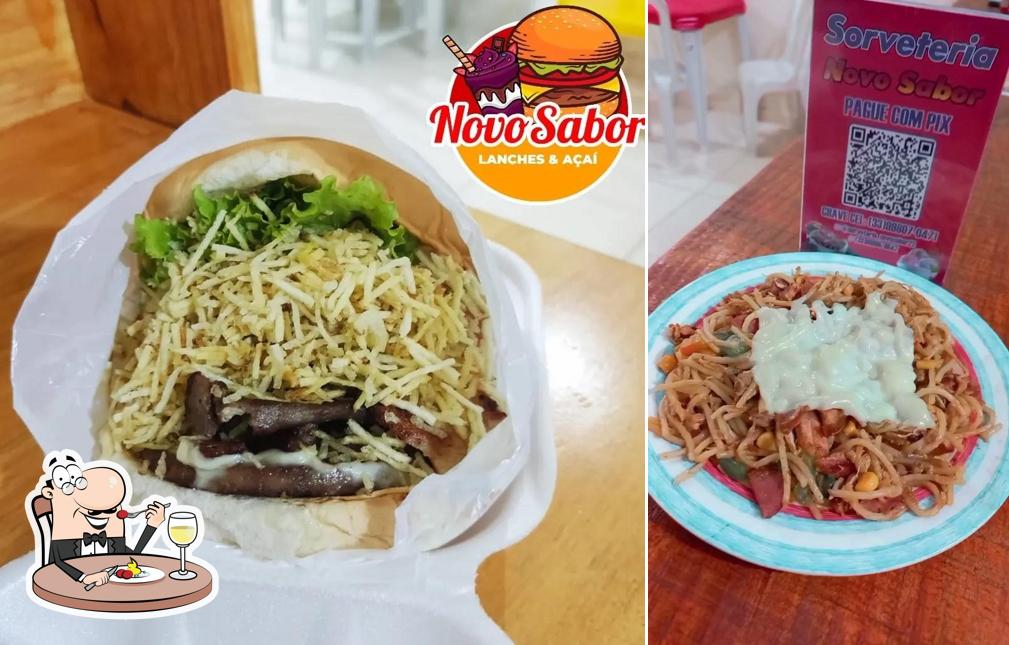 Comida em Novo Sabor Lanches & Açaí