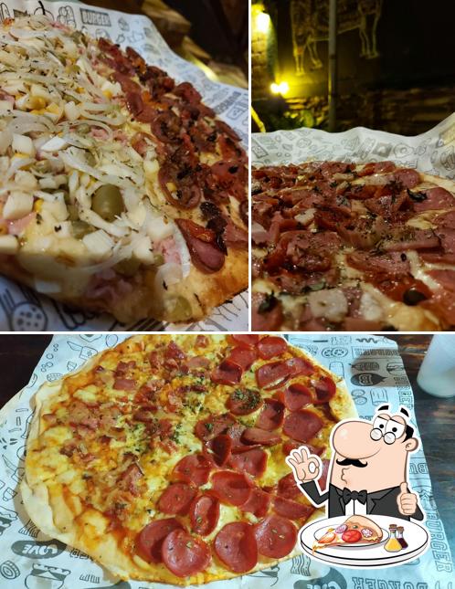 Escolha pizza no Pizzaria