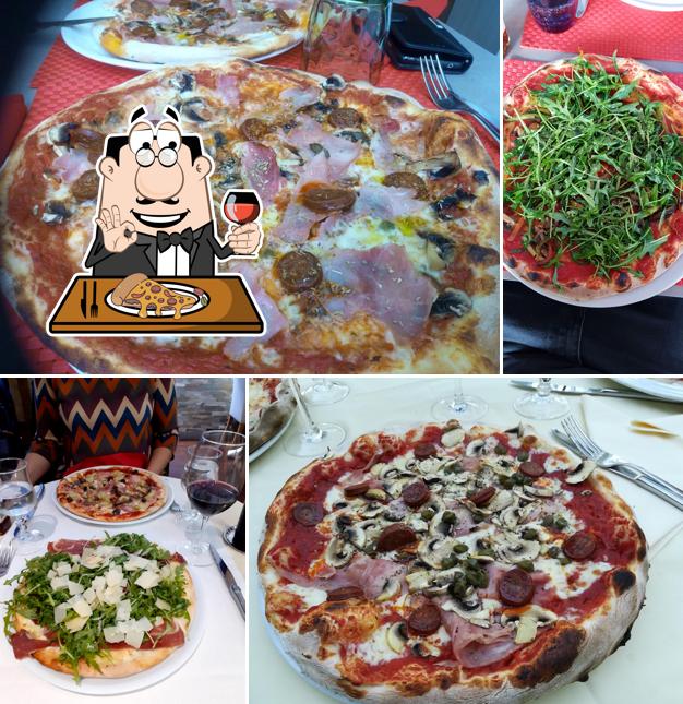 Prenez des pizzas à Restaurant Villa Marina - Spécialités Italiennes à Villeneuve Loubet