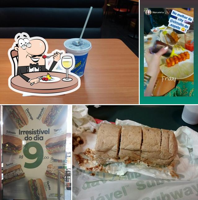 Comida em Subway