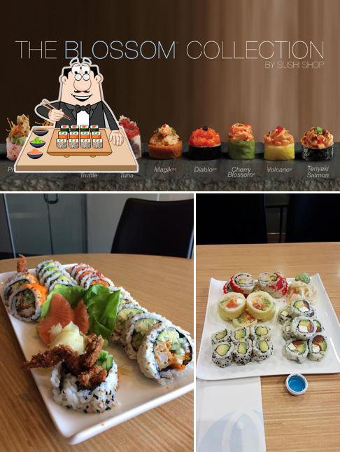 Les sushi sont disponibles à Sushi shop