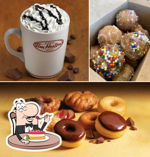 Tim Hortons sert une variété de desserts