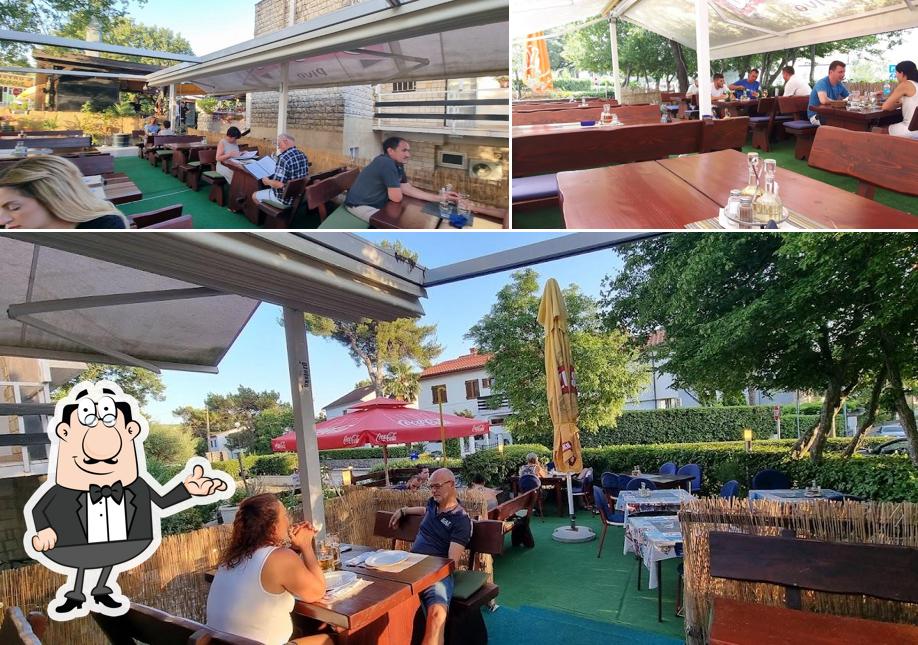 Gli interni di Bistro "Kod Kumova"