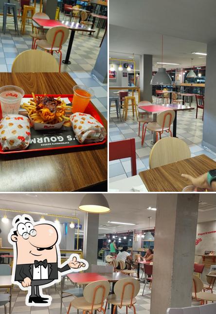 O interior do Bob's Burger - Avenida Dom João VI