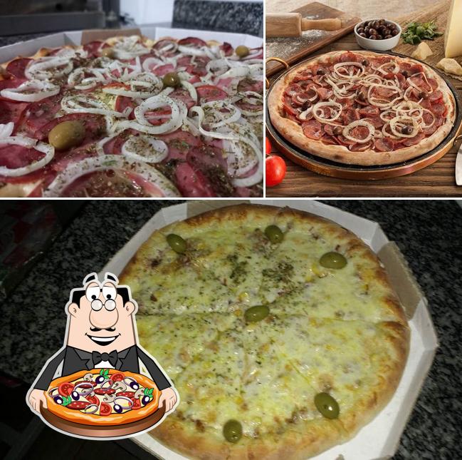 Peça diferentes estilos de pizza