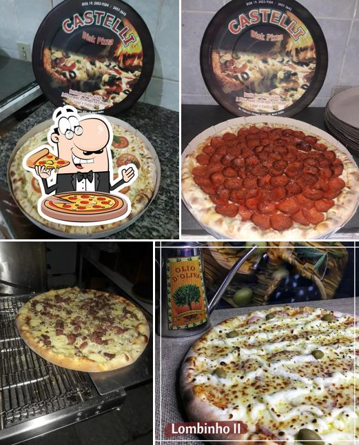 Consiga pizza no Castelli da Vampré