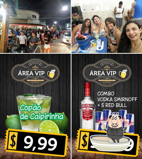 O Área Vip serve álcool