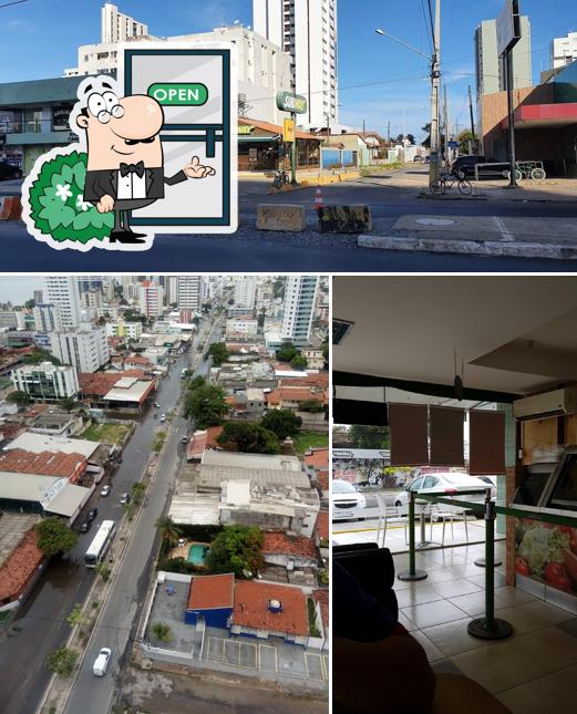 O exterior do Subway