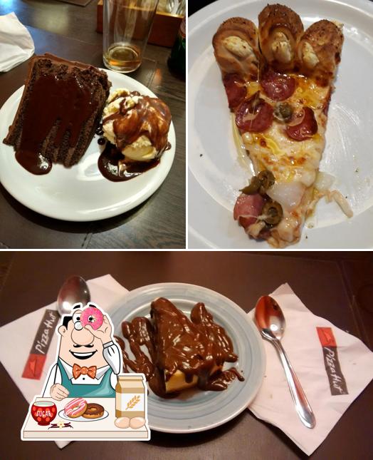 Pizza Hut provê uma variedade de pratos doces