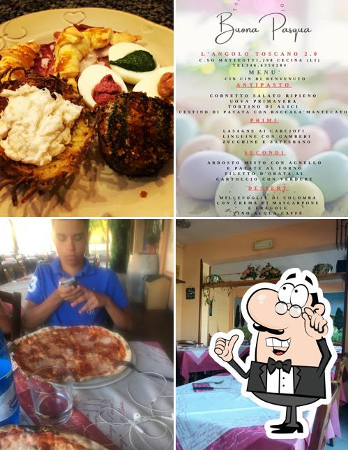 La immagine della interni e cibo di L'angolo Toscano