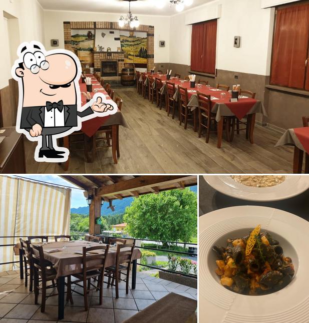 Gli interni di Antica Trattoria Ponte di Pino