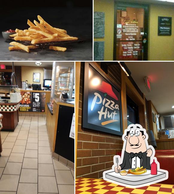 Order French fries at Pizza Hut