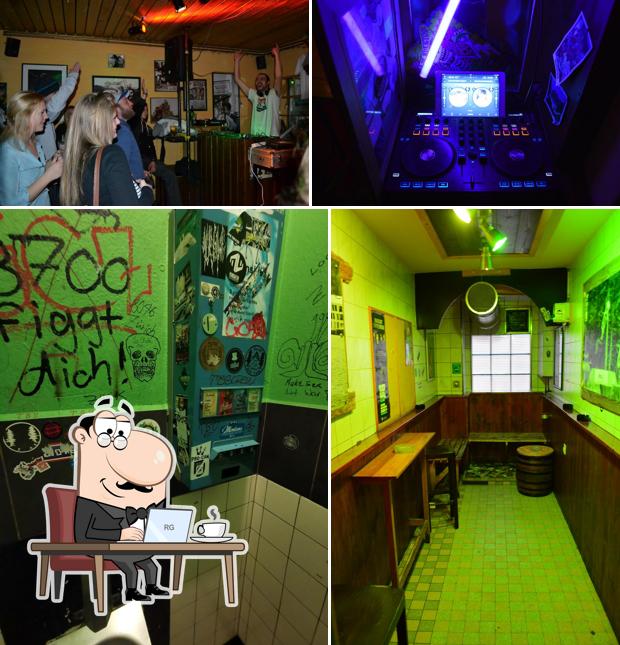 Gli interni di Bar La Onda