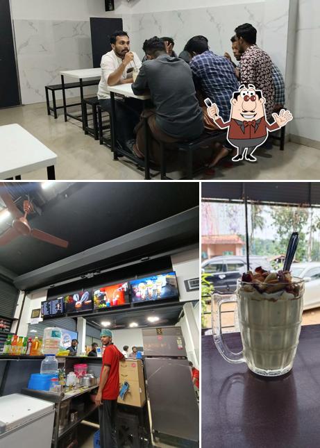 Among different things one can find food and interior at Asis kulukki shake parlour