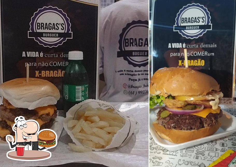 Experimente um hambúrguer no Bragas Burguer