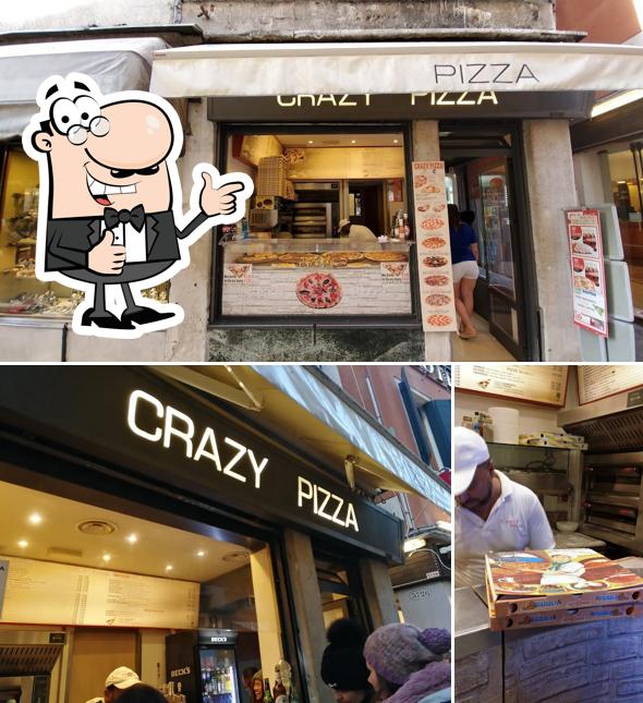 Look at the photo of Crazy pizza