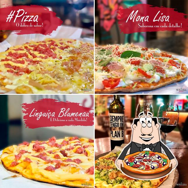 Peça diferentes estilos de pizza