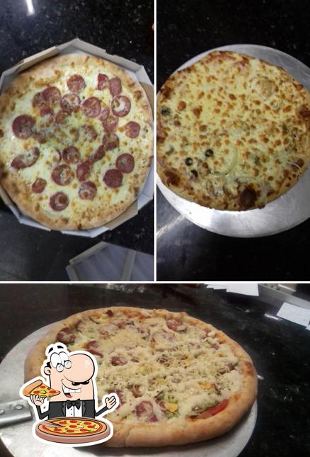 Escolha diversos tipos de pizza