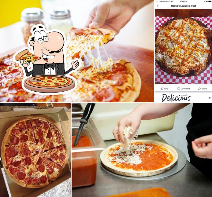 Попробуйте пиццу в "Rocko's Pizza"