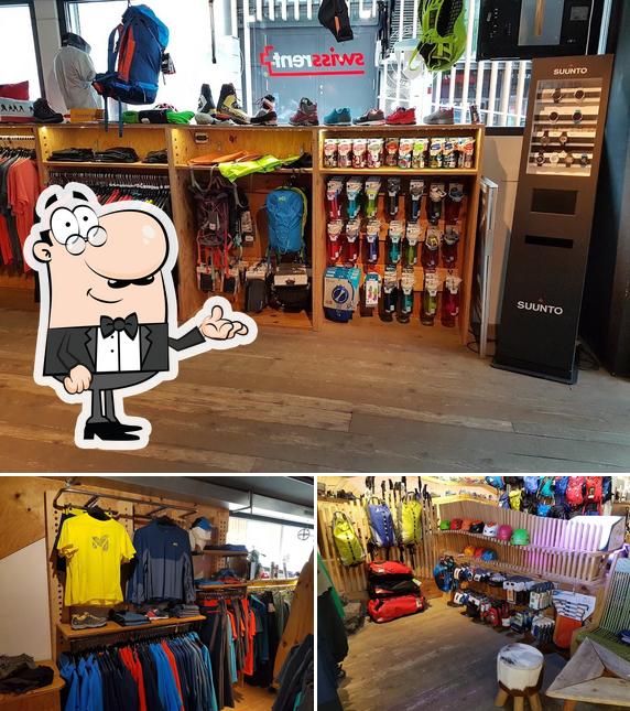 L'intérieur de grindelwaldSPORTS Outdoor Shop & Cafe