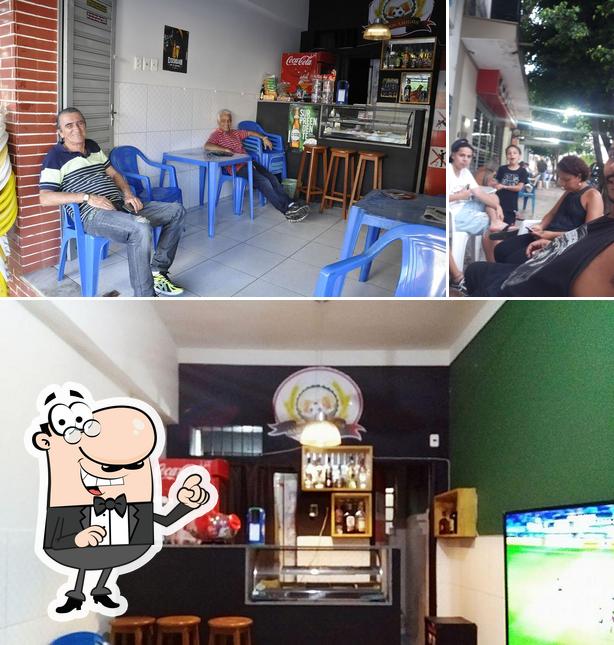 O interior do Bar dos Amigos - Itaocara