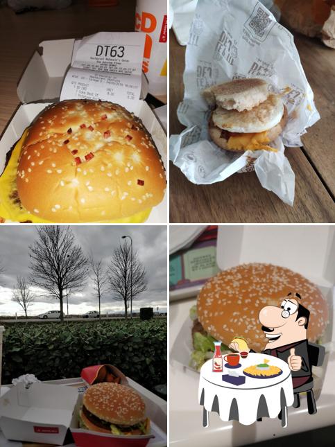 Prenez un hamburger à McDonald's