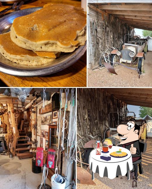 Order a burger at Fort Hays Chuckwagon Supper & Show