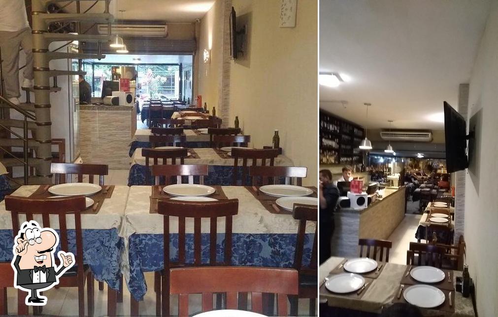 O interior do La Nostra Pizza a 1ª Pizzeria verdadeiramente italiana no recreio dos bandeirantes rj