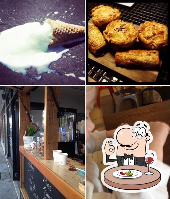 Among various things one can find food and interior at Moo Moo's Milkbar