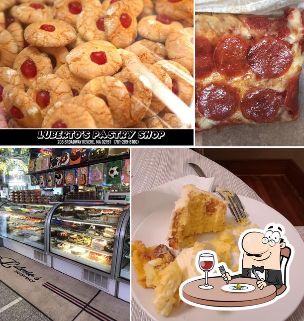 Food at Luberto's Pastry Shop