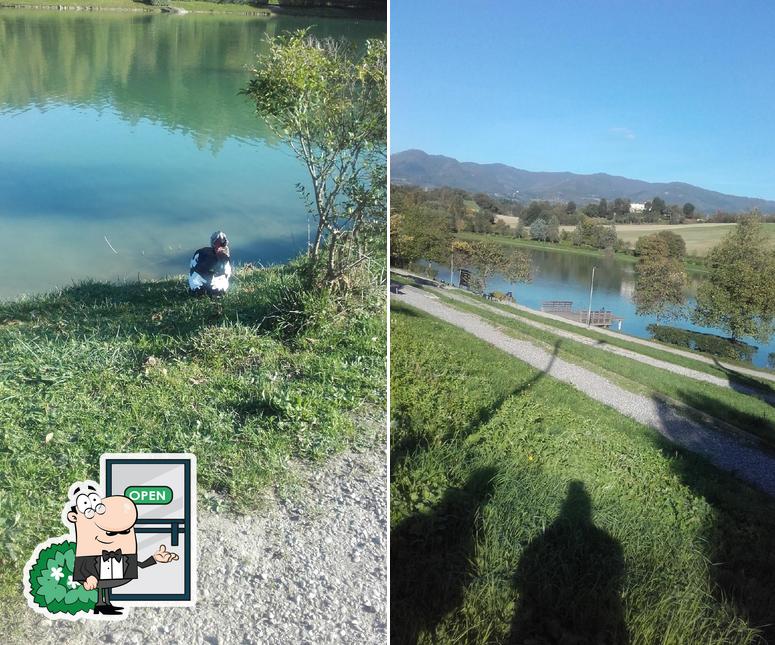 Puoi goderti l'aria fresca dal dehors di Bar Alimentari Il Lago Di Giovannetti Beatrice