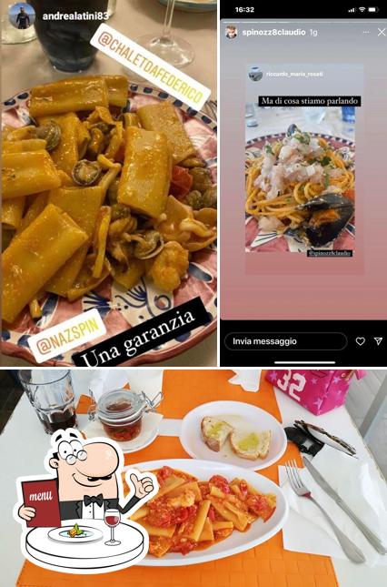Еда в "Ristorante Da Federico"