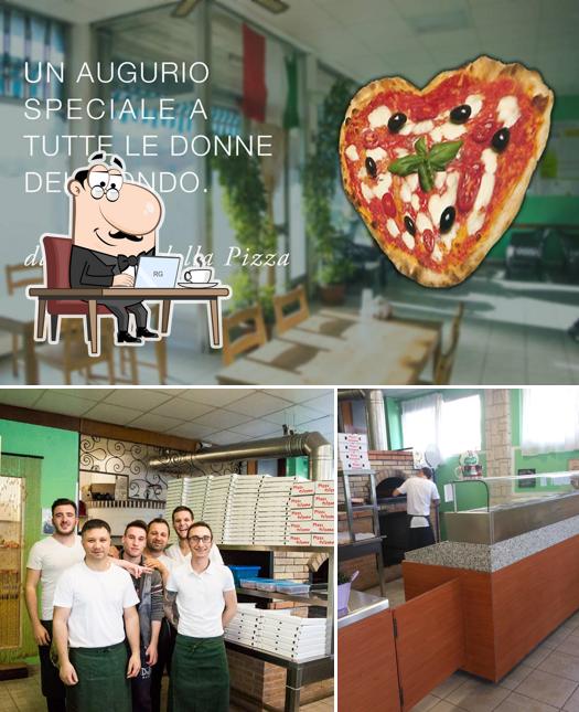 Gli interni di I Colori della Pizza