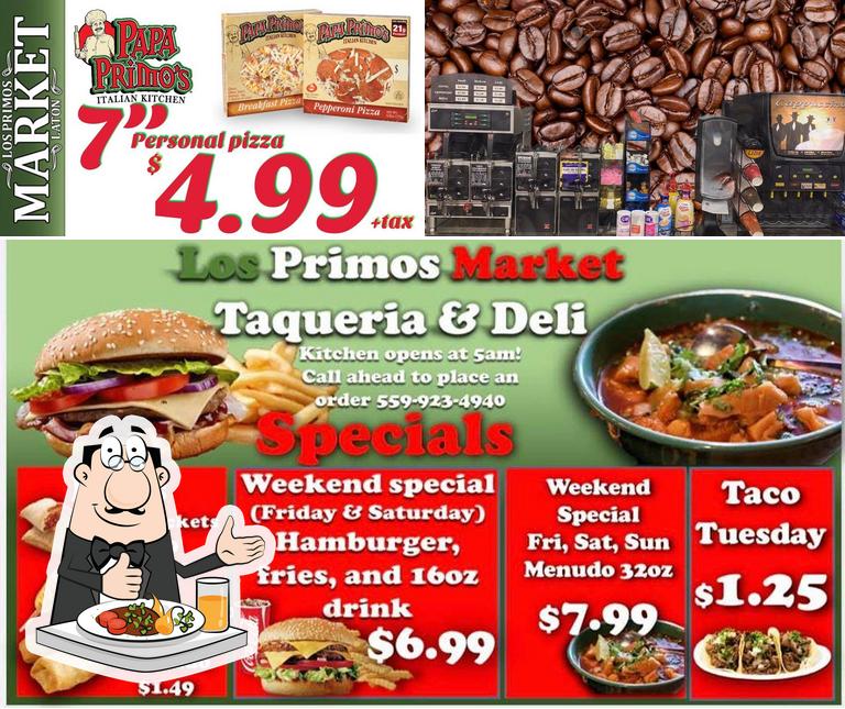 Los Primos Market in Laton - Restaurant menu and reviews