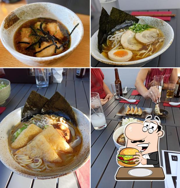 Prenez un hamburger à Yamauchi Ramen