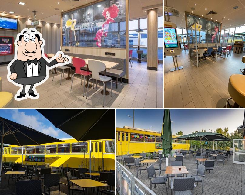 L'intérieur de McDonald's Restaurant