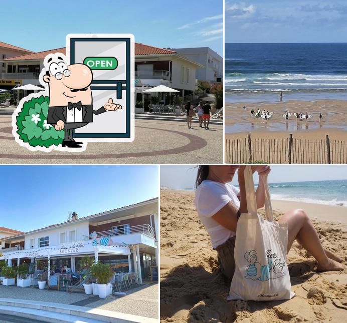 L'extérieur de Bistrot Bar Thérèse à La Plage Biscarrosse