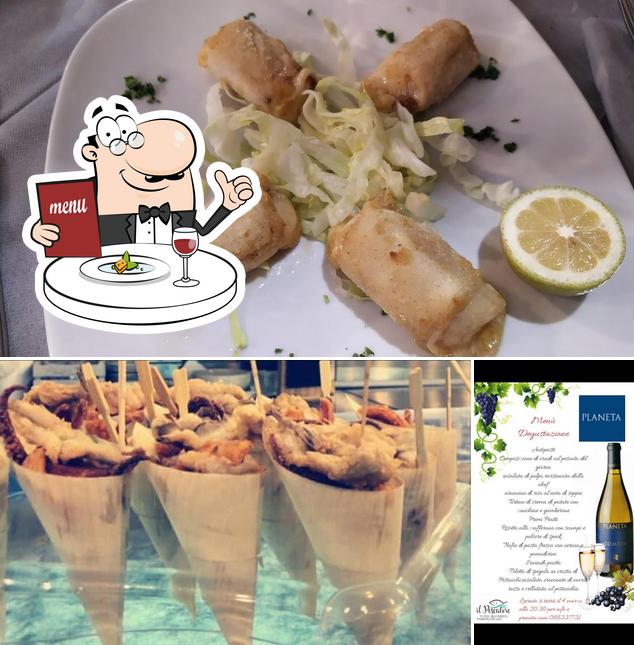 La foto di cibo e vino da Il Pescatore