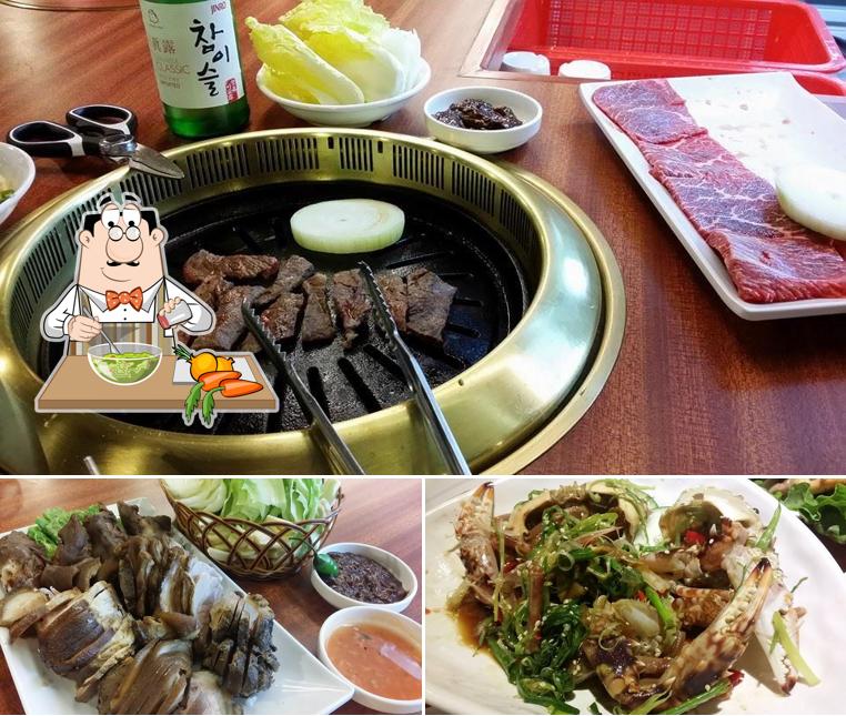 Салат из морских водорослей в "Korean Kam Shing Restaurant"
