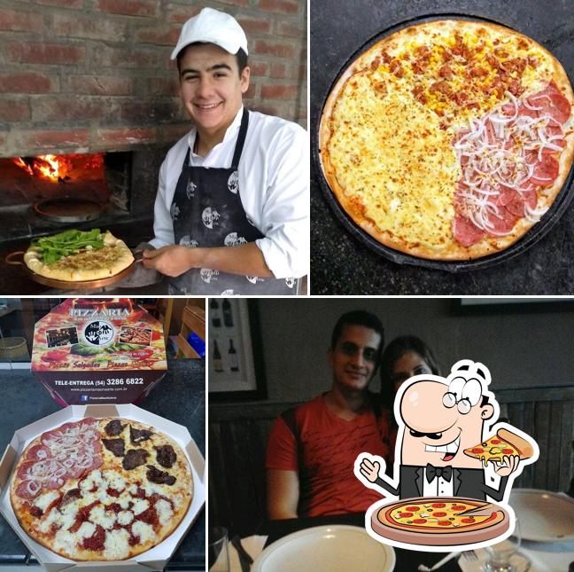 Escolha diversos estilos de pizza