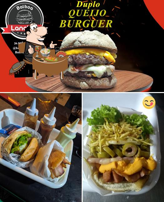 Comida em Balboa burguer hamburgueria