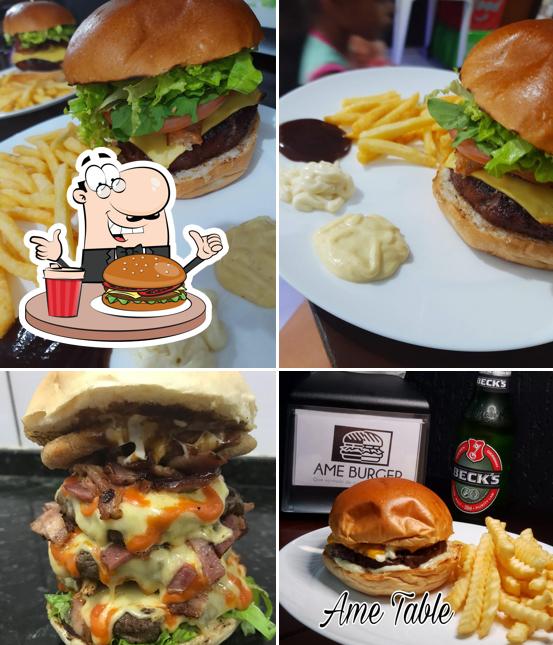 Os hambúrgueres do Ame Burger irão satisfazer diferentes gostos