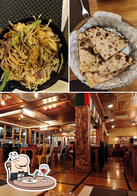 The restaurant's food and interior