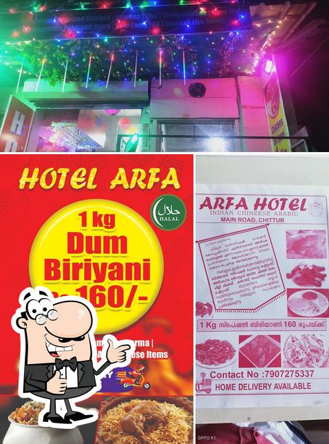 Look at the picture of Arfa Hotel Chittur