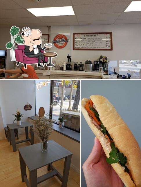 La photo de la intérieur et nourriture concernant Minh Hang Sandwich Shop