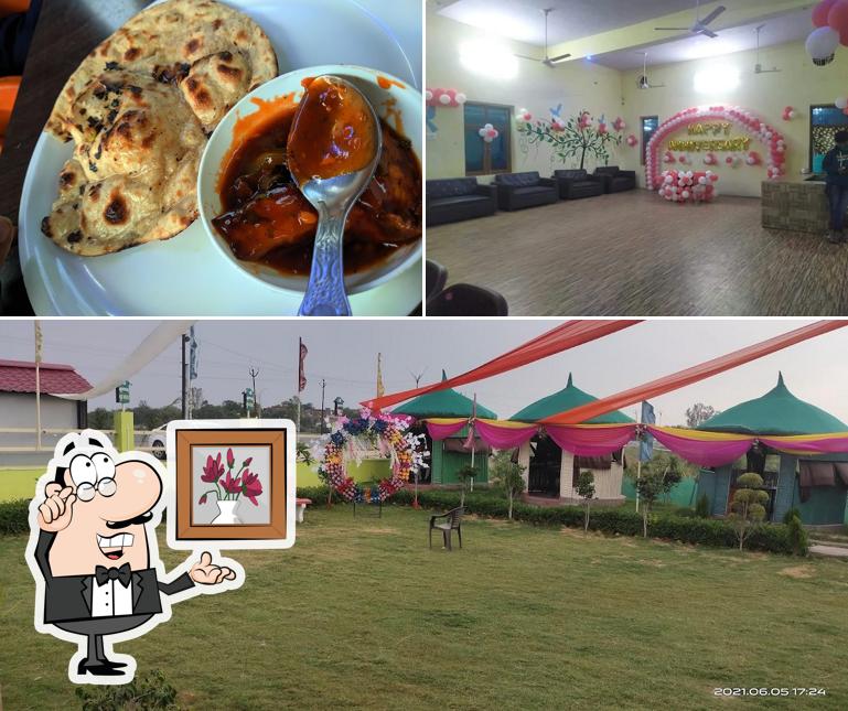 Among different things one can find interior and pizza at Shri Krishnam Food Plaza